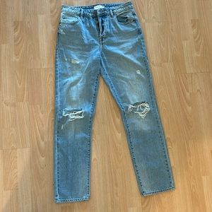 Böhme Adriana Straight Leg Denim in Light Wash